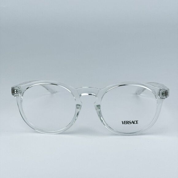 NEW Versace VE3355U 148 Crystal Oval Unisex Eyeglasses VE 3355U - Picture 1 of 9